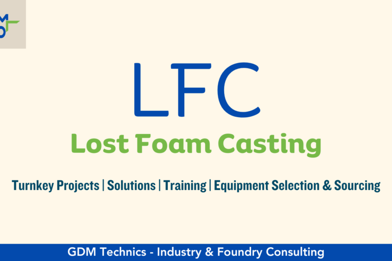 GDM technics leading lost foam foundry setup